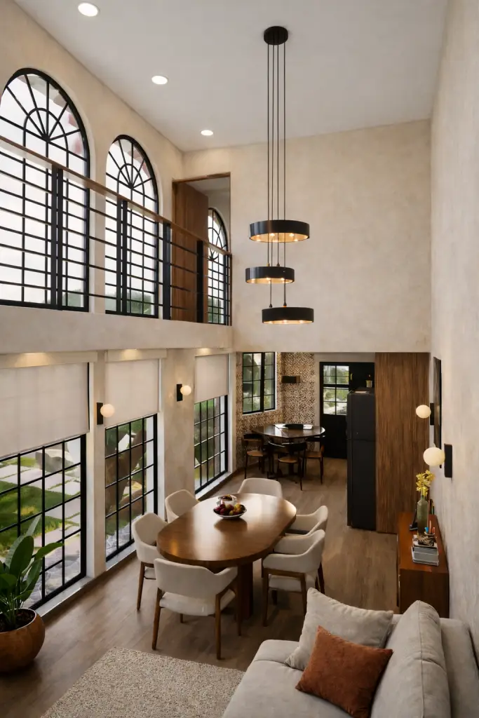 vista sala comedor cocina casa 1